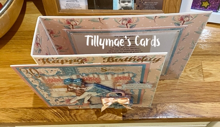 CLASSY & FABULOUS BLUE 7.5 Decoupage & Insert Mini Kit by Suzanne Kavanagh