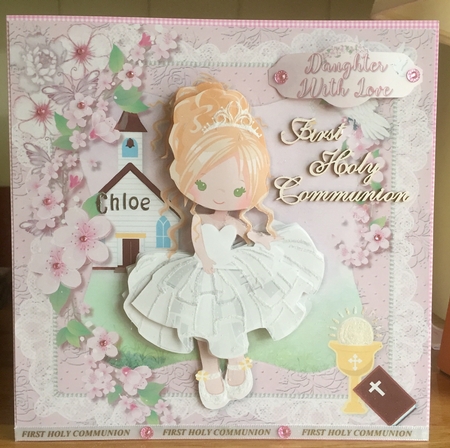 Cute Little Blonde Holy Communion Mini Kit by Suzanne Kavanagh