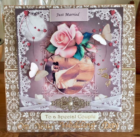 Pretty Rose Wedding or Anniversary mini kit by Suzanne Kavanagh