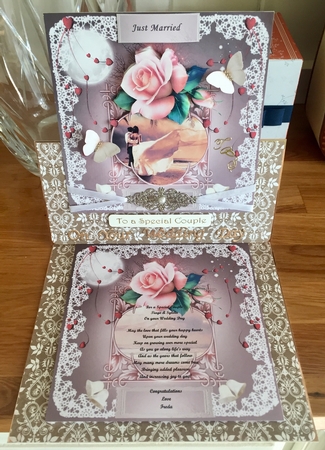 Pretty Rose Wedding or Anniversary mini kit by Suzanne Kavanagh