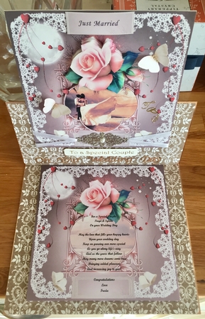 Pretty Rose Wedding or Anniversary mini kit by Suzanne Kavanagh