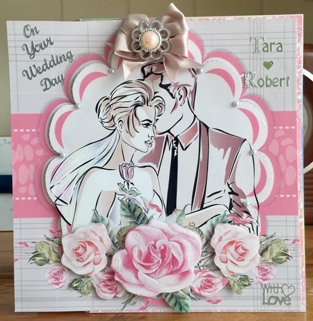 Beautiful Wedding Couple 8x8 by Suzanne Kavanagh
