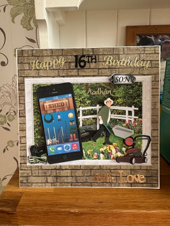 Gardening Phone Card 1  by Suzanne Kavanagh