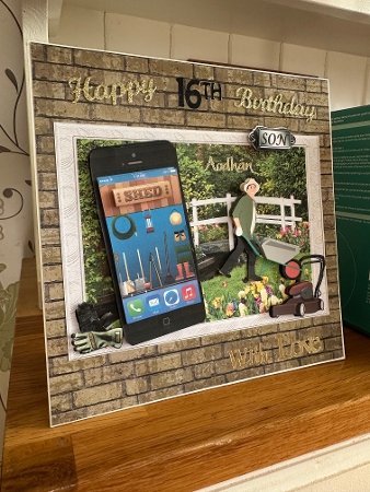 Gardening Phone Card 1  by Suzanne Kavanagh
