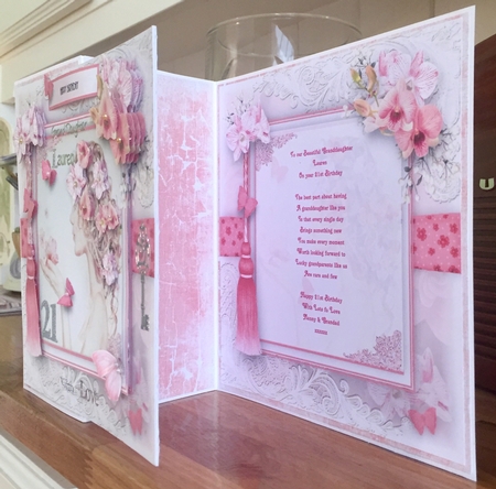 Flowers In Her Hair Orchid Card Kit by Suzanne Kavanagh