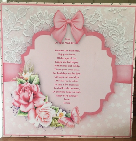 Pink Rose Cupcake Card Kit by Suzanne Kavanagh