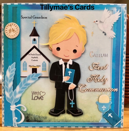 First Communion Blonde Hair Boy Mini Kit by Suzanne Kavanagh