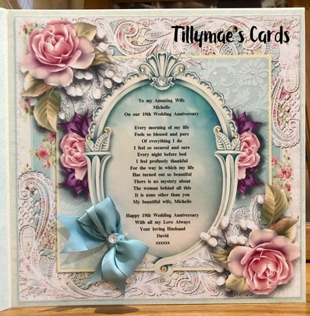Wedding Anniversary Rose Card Kit by Suzanne Kavanagh