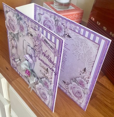 1st Wedding Anniversary/Wedding Day Card Kit by Suzanne Kavanagh