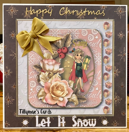 Christmas Shopping - Layered Frame Card Mini Kit by Suzanne Kavanagh