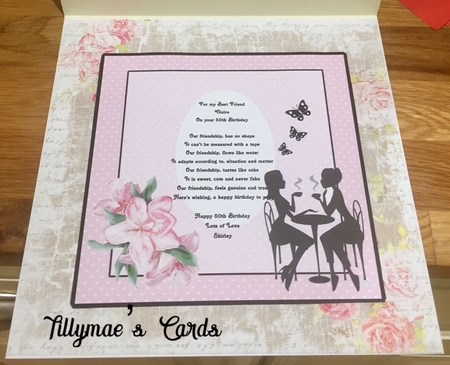 A Girly Chat - Decoupage by Suzanne Kavanagh