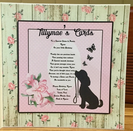 Walkies PLEASE - Decoupage by Suzanne Kavanagh
