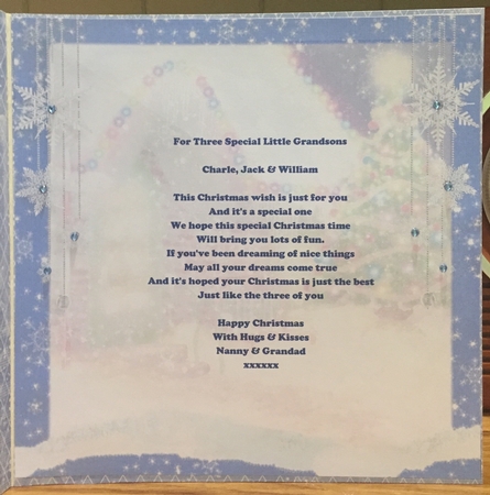 Three Little Boys Christmas Snow Fun Mini Kit  by Suzanne Kavanagh