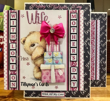 BEARING GIFTS FOR YOU 7.5 Decoupage Easy Cut Words & Alphabet Mini Kit by Suzanne Kavanagh
