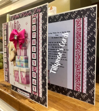 BEARING GIFTS FOR YOU 7.5 Decoupage Easy Cut Words & Alphabet Mini Kit by Suzanne Kavanagh