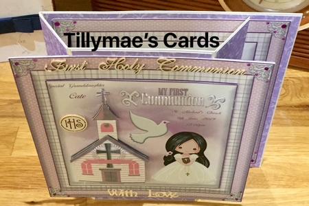 8 x 8 Insert Girl First Communion by Suzanne Kavanagh