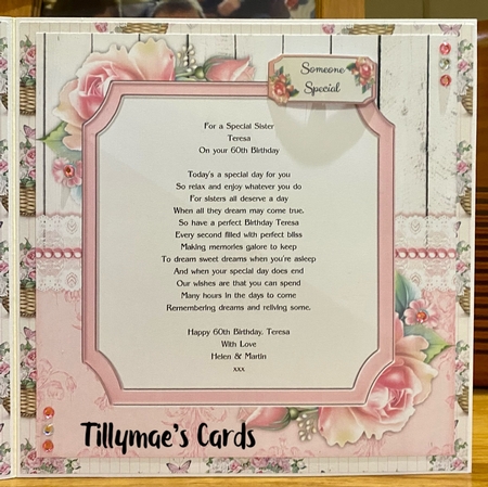 Beautiful Cat & Dog With Pink Roses 8x8 Mini Kit by Suzanne Kavanagh