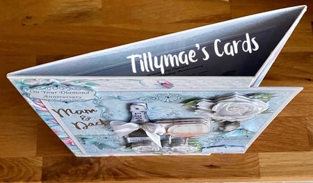 CHAMPAGNE CELEBRATIONS DIAMOND 7.8 Decoupage & Insert Kit by Suzanne Kavanagh