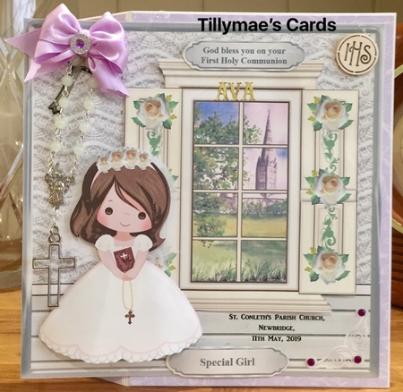 First Holy Communion Card Mini Kit & Decoupage by Suzanne Kavanagh