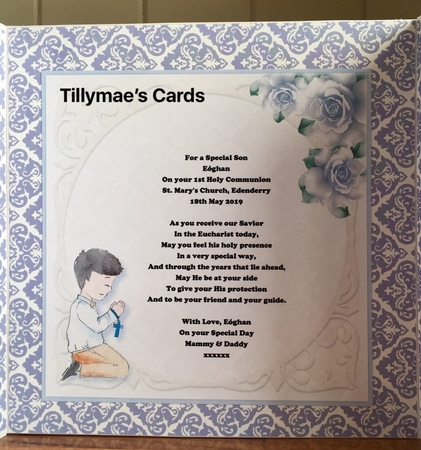 On Your 1st Holy Communion (Boy) by Suzanne Kavanagh
