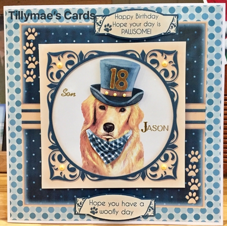 Hope your day is Pawsome - Golden Retriever by Suzanne Kavanagh