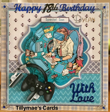 IT GEEK COMPUTER WIZARD 7.5 Decoupage or Pyramage Kit by Suzanne Kavanagh