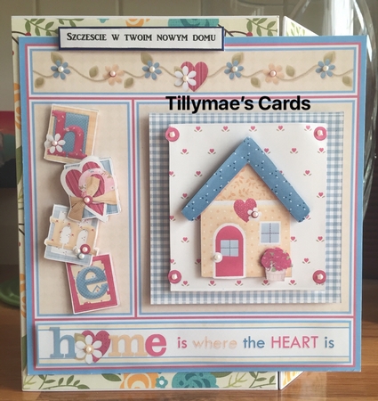 HOME IS WHERE THE HEART IS 7.5 Decoupage & Insert Various Occasions by Suzanne Kavanagh