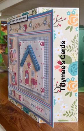 HOME IS WHERE THE HEART IS 7.5 Decoupage & Insert Various Occasions by Suzanne Kavanagh