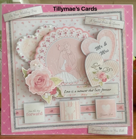 WEDDING DAY FOREVER I DO 7.5 Decoupage & Insert Mini Kit by Suzanne Kavanagh