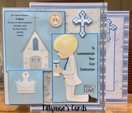 FIRST COMMUNION BOY - BLOND by Suzanne Kavanagh