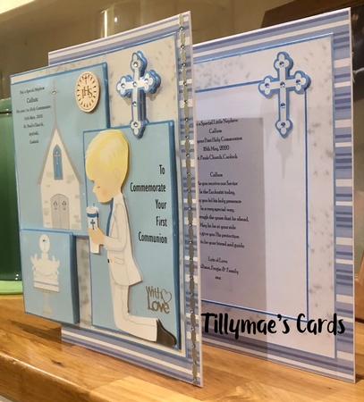 FIRST COMMUNION BOY - BLOND by Suzanne Kavanagh