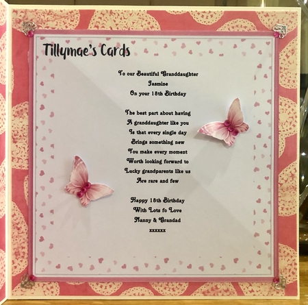 AN EVENING OUT Female Birthday 7.5 Decoupage Ages & Insert Kit by Suzanne Kavanagh