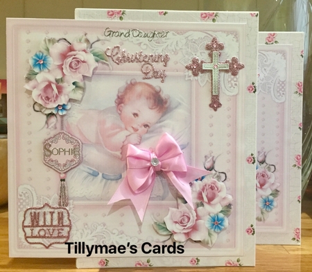 Vintage New Baby Girl Quick Card Mini Kit by Suzanne Kavanagh