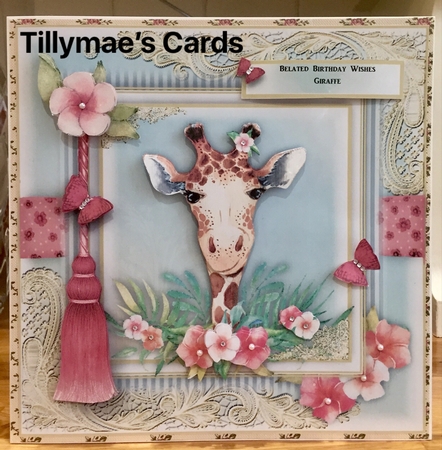 Cute Giraffe Posie  by Suzanne Kavanagh
