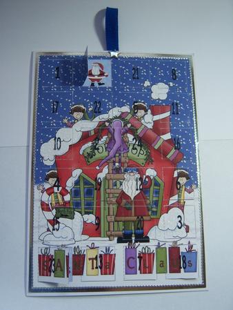 Advent Calendar Card 'north Pole' by SUZANNE TARBURTON