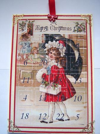 Vintage Children Advent Calendar by SUZANNE TARBURTON