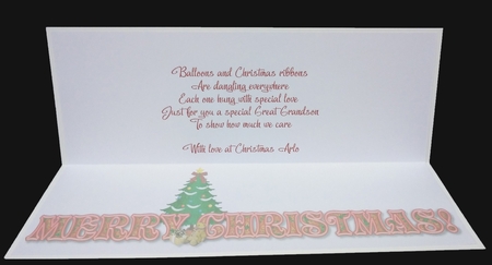 Merry Christmas Landscape DL Insert by Suzi Cooper