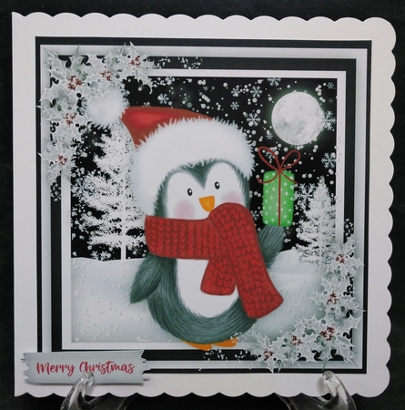 Penguin in a Wooly Scarf by Suzi Cooper