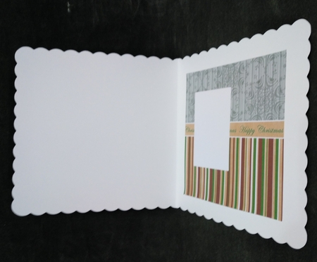 Christmas Lantern Happy Christmas 6inch Split Topper Insert Panel by Suzi Cooper