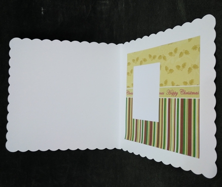 Poinsettia Happy Christmas 6inch Split Topper Insert Panel by Suzi Cooper