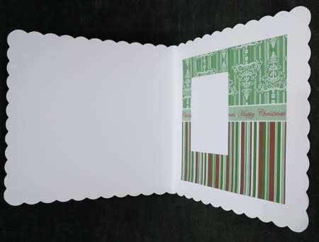 Christmas Tree Happy Christmas 6inch Split Topper Insert Panel by Suzi Cooper