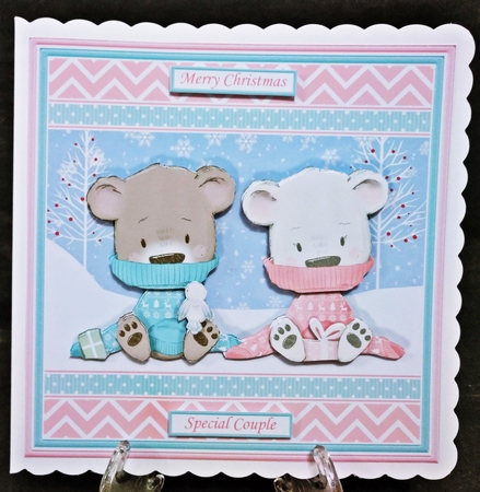 FAMILY OF BEARS 7.5 Christmas 7.5 Decoupage & Inserts Bumper Kit by Suzi Cooper