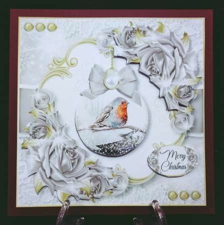 Rose and Bauble Christmas and Birthday 7 by Suzi Cooper