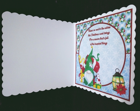 Nordic Elf Christmas insert by Suzi Cooper