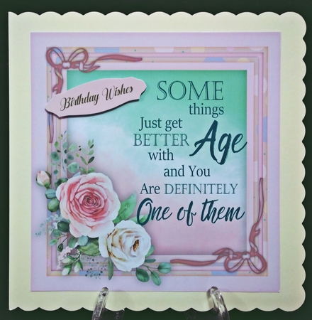 Beautiful Roses and Birthday Quote 5 by Suzi Cooper