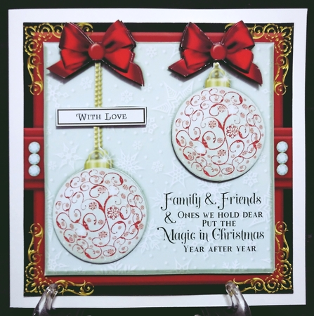 Flourish Bauble2 Mini Card Kit by Suzi Cooper
