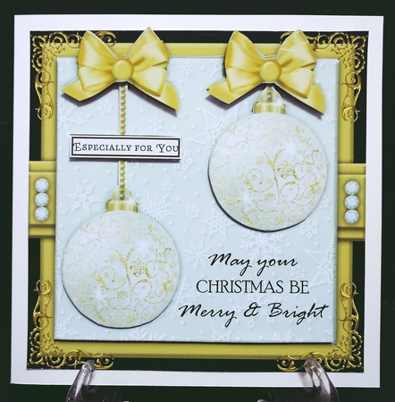 Flourish Bauble4 Mini Card Kit by Suzi Cooper