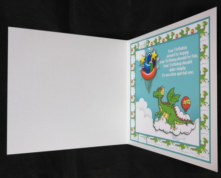 Happy Birthday Dinosaur inesrt by Suzi Cooper
