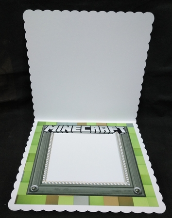 Minecraft Bumper Kit INSERT Blank Card by Suzi Cooper