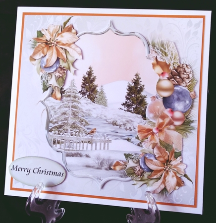 Christmas Gold Poinsetta Mini Kit by Suzi Cooper